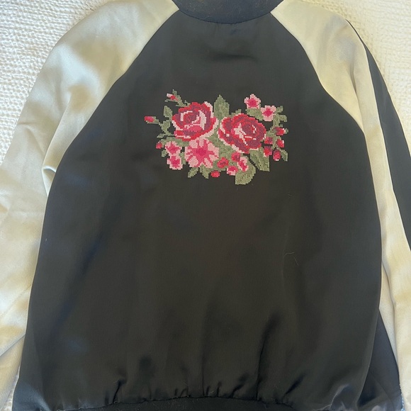Cupcakes & Cashmere Embroidered Bomber - Picture 4 of 5